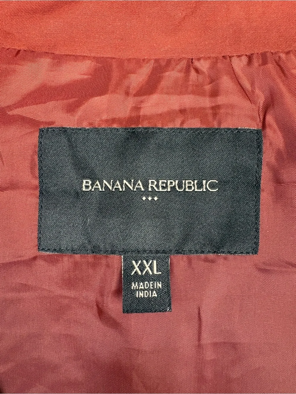 NWOT Men's Banana Republic Utility Chore Coat Field Jacket Burnt Orange XXL